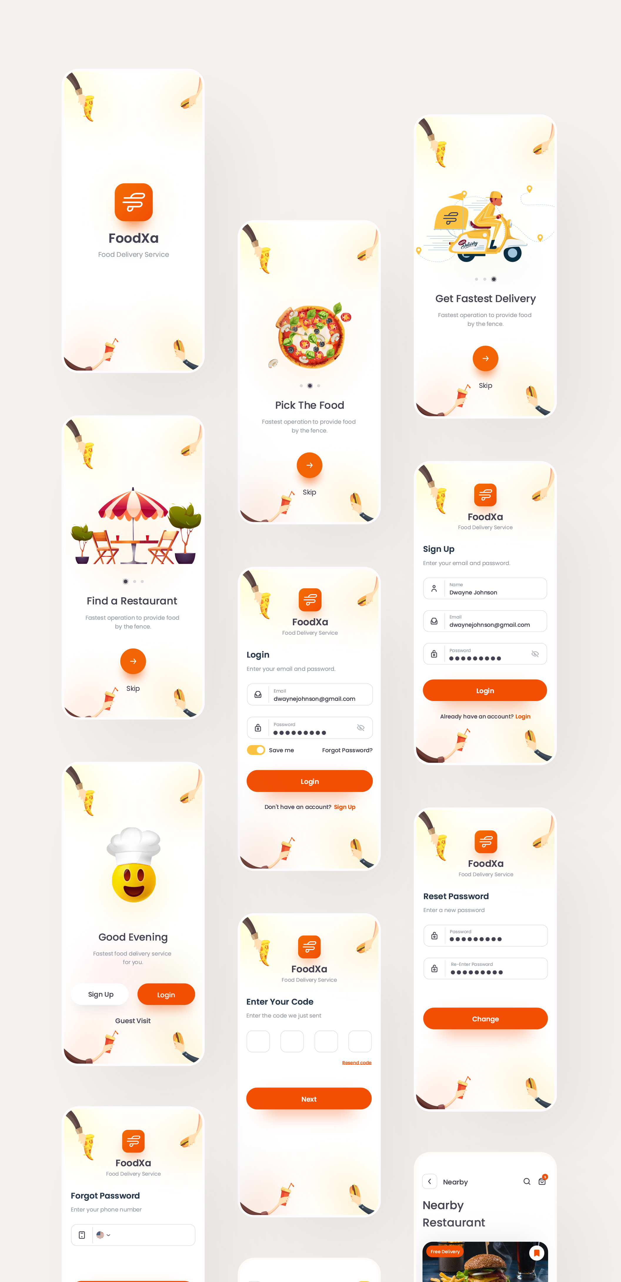 Foodk- تطبيق توصيل طلبات